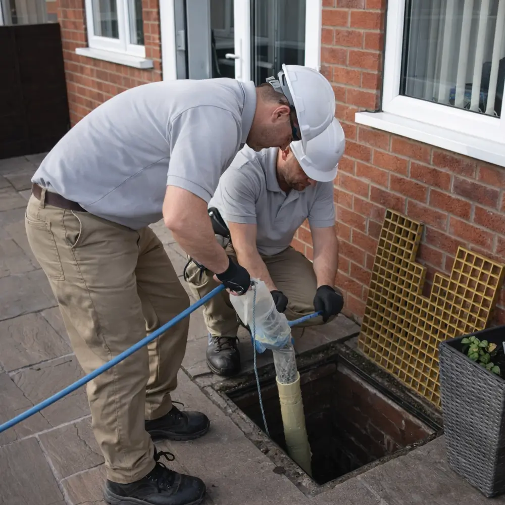 Blocked drain repair service in Harpenden